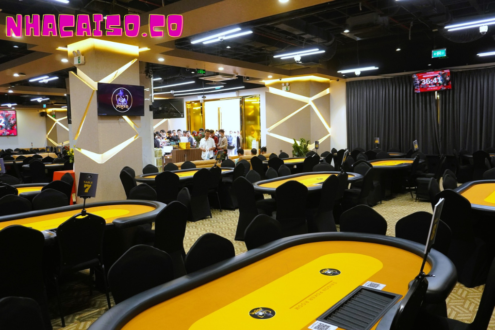 Sài Gòn Poker Club có  không gian rộng rải và tiện nghi